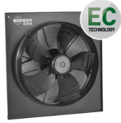 HCRE/EC - Ventilatoare axiale montate pe perete cu motoare cu rotor extern E.C. Tehnology