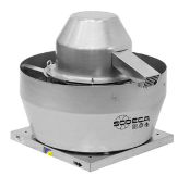 Ventilator centrifugal de acoperis, ce rezista la 400ºC/2h
